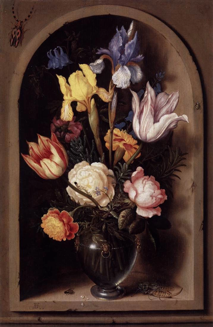 Bouquet di fiori in una nicchia - Liechtenstein Museum, Vienna